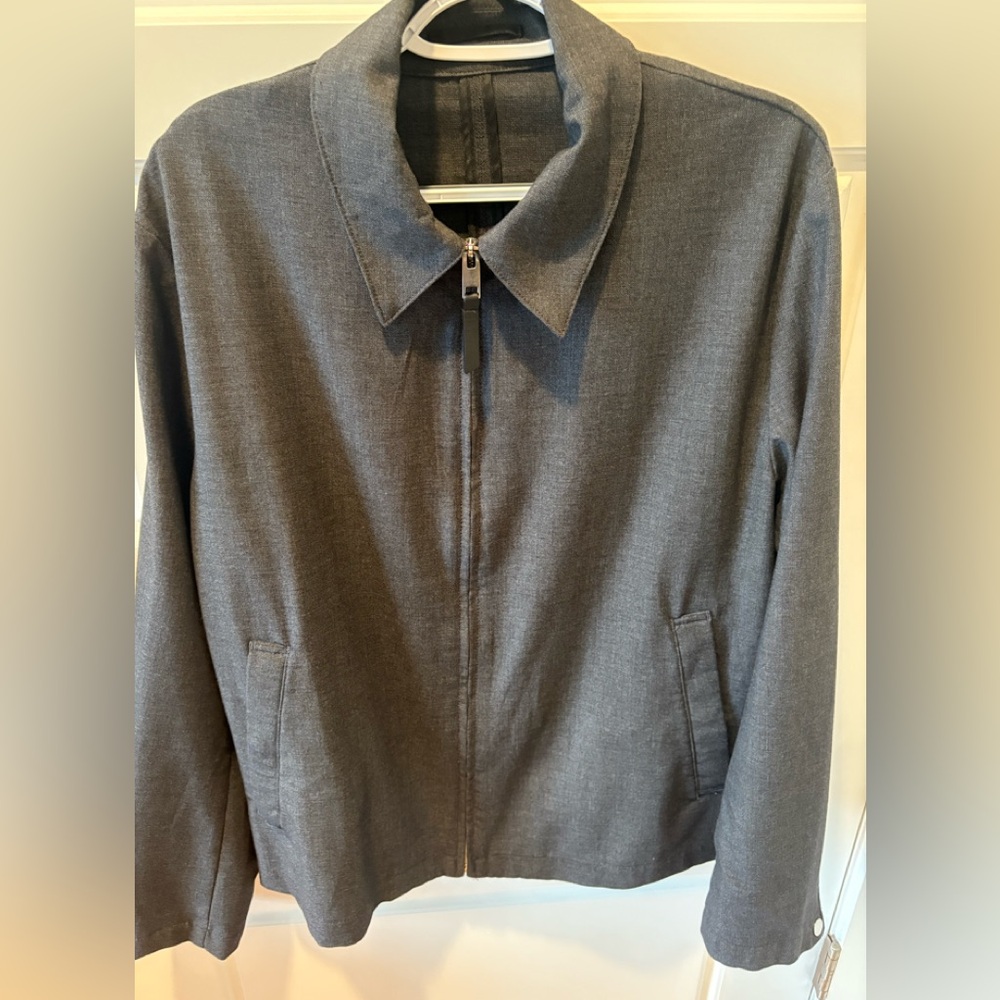 H & M Charcoal Gray Zip-Up Jacket